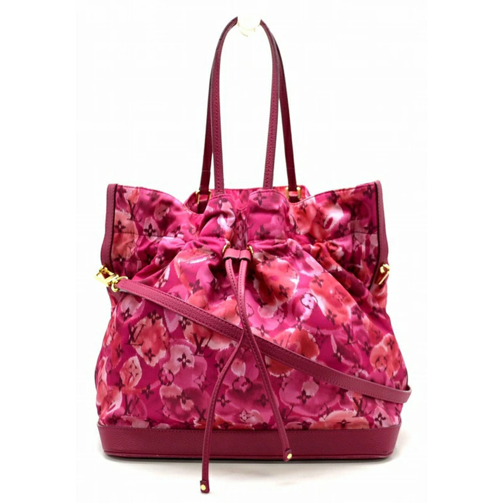 LOUIS VUITTON Ikat Flower Noeful Tote Bag Shoulder Crossbody Rose Pink Indien